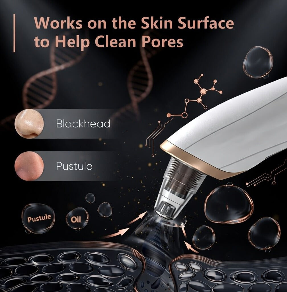 Blackhead Remover Vacuum - Facial Pore Cleaner